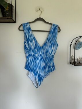 SummerSalt The Ruched Backflip In Bali Breeze  Blue Size 8